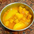 Rina Khan's cooksnap of when they made সয়াবিন আলু কষা(soyabean aloo kosha recipe in Bengali).