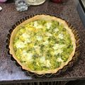 El cooksnap de Anahi Presa cuando hizo Tarta de brócoli y queso integral.