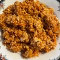 Nikolett Báthori Cooksnap-ja, amikor elkészítette a(z) Csirkés bulgur egytálétel receptet.
