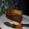 El cooksnap de Paola Ruiz cuando hizo Torta choco flan.