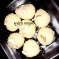 Sunita Singh 's cooksnap of when they made Rasgulla.