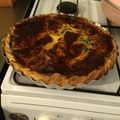 El cooksnap de Dalma Nieva cuando hizo Tarta de acelga, calabaza, jamón y queso.