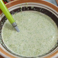 El cooksnap de Kristen Solis cuando hizo Crema de brócoli.