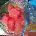 Cooksnap dari Anis Rana Syarifah untuk resep Watermelon Sorbet 2 Bahan (Sorbet Semangka)