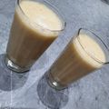 کوک اسنپ آشپز باش بعد از امتحان کردن اسموتی سیب و موز.