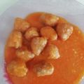 El cooksnap de JuanL cuando hizo Albóndigas con salsa de zanahoria.