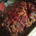 Chef Mommy Nessa's cooksnap of when they made Nessa's Homemade Corn and Spinach Meatloaf.