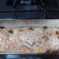 El cooksnap de Maria Laura Graña cuando hizo Budín de banana con harina integral y avena.