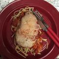 Tdm Massey's cooksnap of when they made Easy and Spectacular Chicken Parmesan.