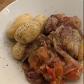 Chris Bewick's cooksnap of when they made Sausage and apple tray bake.