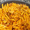 El cooksnap de Carmen66 cuando hizo Macarrones con salsa boloñesa italiana.