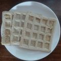 El cooksnap de Pamela Avaria cuando hizo Waffles de avena (1+1+1).