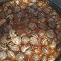 El cooksnap de Moises Julia Olea cuando hizo Caracoles en salsa.