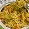 Seema Raghav का कुकस्नैप जब उन्होंने तहरी (tehri recipe in Hindi) बनाया था।
