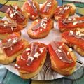 El cooksnap de SPL cuando hizo Tosta de pimientos asados y anchoa.