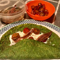 El cooksnap de Annuska Perera cuando hizo Crepes de espinacas - súper fáciles y sanos.