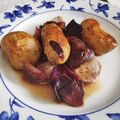 El cooksnap de Luis J. cuando hizo Solomillo con salsa de setas y patatitas de río.