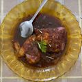 Cooksnap Hanis Izzati Hasni semasa beliau membuat Ayam Masak Merah Tumis Bercili.