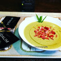 El cooksnap de "cocinar con jorgette" cuando hizo Bissara (puré de guisantes y habas estilo marroquí).