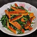 秉珊媽Plenty 的 韭菜花拌炒甜不辣 cooksnap