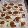 El cooksnap de Ana Laura Quijano cuando hizo Ojitos de dulce de leche.