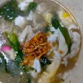 chun手作料理食堂 的 感覺已經變成火鍋的餛飩麵線 cooksnap