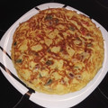 El cooksnap de Lorenzo Sánchez Guillén cuando hizo Tortilla de patatas con chorizo y pimientos.