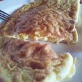 El cooksnap de Yely Mq cuando hizo Omelette con choclo y queso.