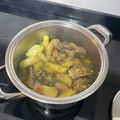 El cooksnap de José Abelardo Quiñones Gonzales cuando hizo Seco de Pollo.