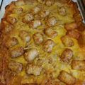 Christopher Bryan's cooksnap of when they made Sloppy Joe Tater Tot Casserole.
