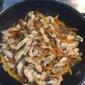 El cooksnap de Rodrigo Bustamante Vaz cuando hizo Fajitas de pollo al pimiento.