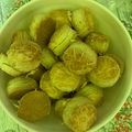 Anikó Németh Cooksnap-ja, amikor elkészítette a(z) Sütőporos sajtos, szezámmagos pogácsa 🧀🥣 receptet.