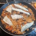 El cooksnap de Sr Rul cuando hizo Arroz con lubina y Portobello 🐟 🍄.