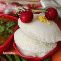 Manisha Malvi Angaitkar's cooksnap of when they made Coconut and suji instant idli.