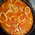 El cooksnap de Laia cuando hizo Calamares en salsa con vino.