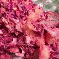 El cooksnap de Belén Casalía cuando hizo Ensalada fría de Papa Remolacha y huevo.