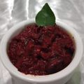 Er. Amrita Shrivastava का कुकस्नैप जब उन्होंने चुकंदर चटनी (Chukandar chutney recipe in hindi) बनाया था।