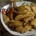 El cooksnap de Rocio Neila cuando hizo Papas rusticas.