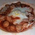El cooksnap de mariamello cuando hizo Panchos con huevo frito al microondas.