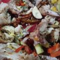 El cooksnap de Agustina Jerez cuando hizo Pechuga de Pollo Rellena al Horno 🍗🥕🙂Arrollado de Pollo.