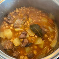 El cooksnap de Eva Moreno cuando hizo Costilla de cerdo guisada con garbanzos y patatas.