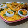 Syra Asif's cooksnap of when they made Chicken Biryani🥗.