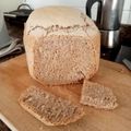 El cooksnap de Ana Isabel Monje Díaz cuando hizo Pan de maíz y espelta sin azúcar en panificadora Lidl.