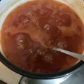 El cooksnap de Génesis Meneses cuando hizo Salsa agridulce.