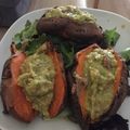 El cooksnap de maribel cuando hizo Boniato con guacamole.
