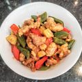 รูป Cooksnap ของ Chanin Leo Han เมื่อเขาทำ หมูทอดผัดเปรี้ยวหวาน