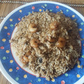El cooksnap de Eduardo Garcia cuando hizo Arroz salteado con gambas.