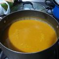 El cooksnap de Piero Capredoni cuando hizo Sopa crema de calabaza y cebollas caramelizadas.