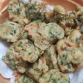 Cooksnap Zuraidah Abu Bakar semasa beliau membuat Cucur Kucai Ikan Bilis.