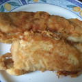El cooksnap de Irene-Guirao cuando hizo Filetes de pollo empanados rellenos de queso y jamón.